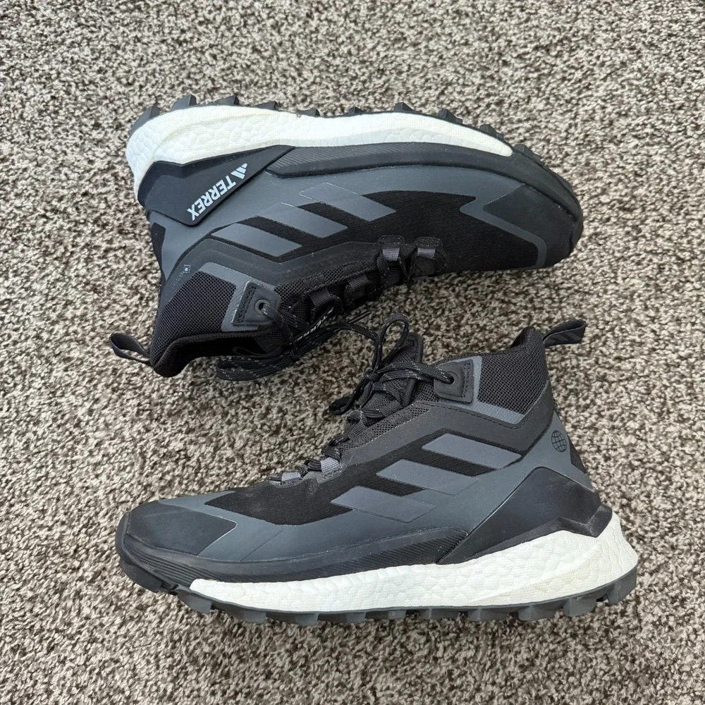 Adidas Terrex Free Hiker 2.0 Gore-Tex Black Hiking Boots HP7492 Women's Size 6